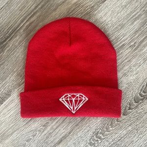 Diamond Supply Co Beanie Red